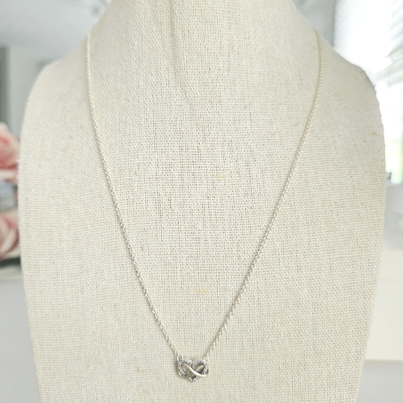 Pamdora Infinity Heart Sterling Silver Necklace - Picture 1 of 4